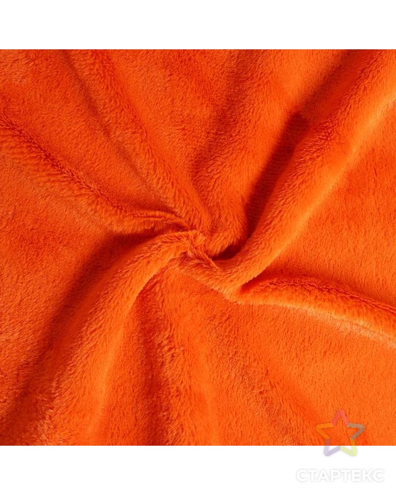 Лоскут для рукоделия 50*50см мех цвет оранжевый арт. СМЛ-137362-1-СМЛ0005697353 2