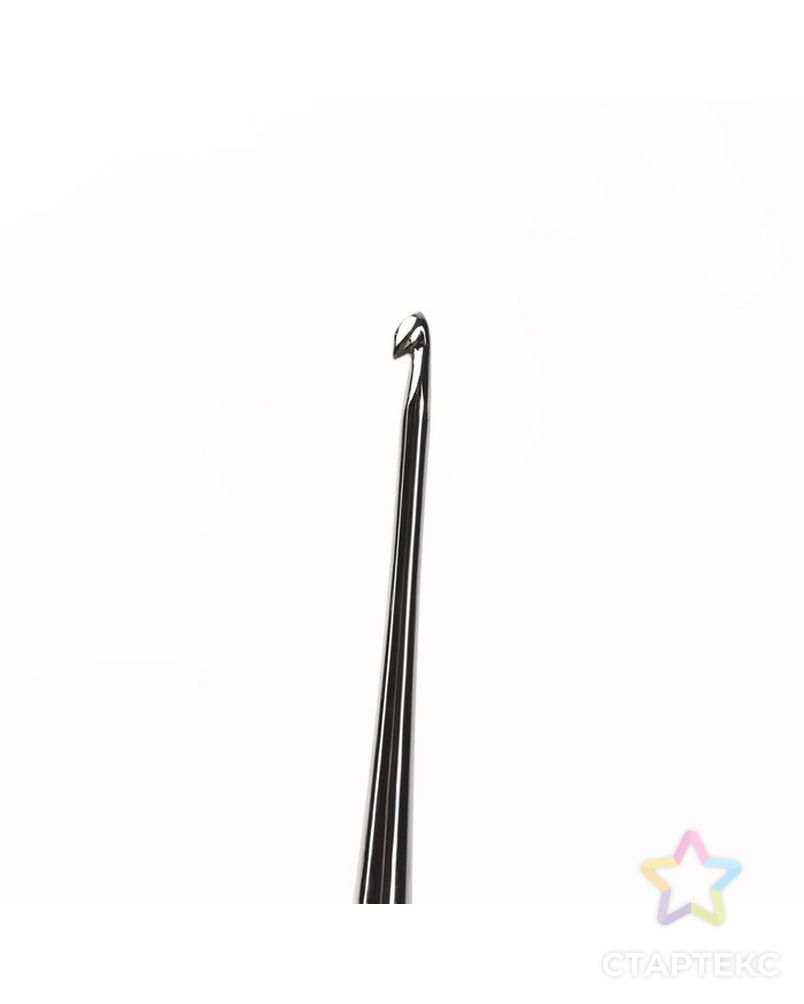 Крючок для вязания, с пластиковой ручкой, d = 1 мм, 14 см, цвет серый арт. СМЛ-142233-1-СМЛ0005752183 2