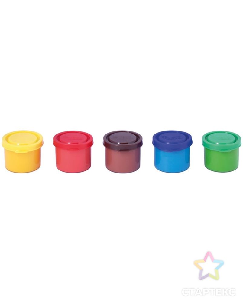 Краски пальчиковые набор 5 цветов х 35 мл JOVI, для малышей арт. СМЛ-212464-1-СМЛ0000577115 5