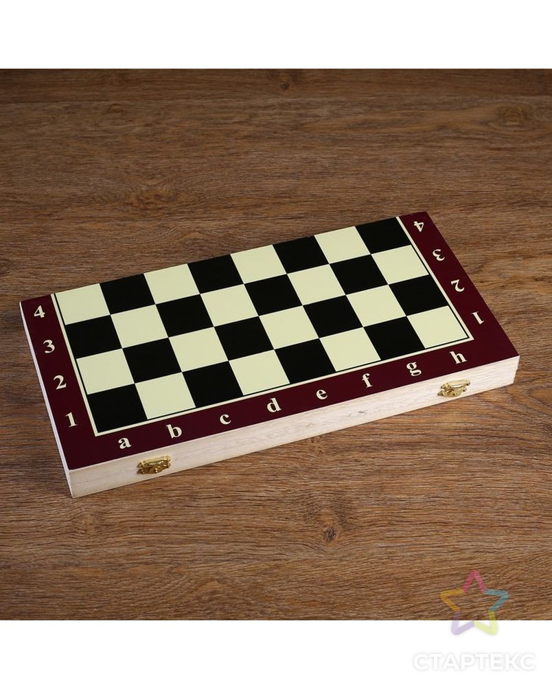 Игра настольная "Шахматы", доска дерево 39х39 см арт. СМЛ-75344-1-СМЛ0000578802 4