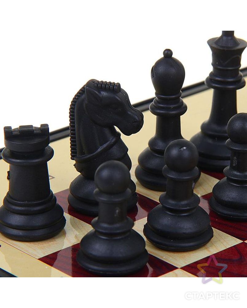 Игра настольная "Шахматы" с ящиком, магнитные в коробке 24х18 см арт. СМЛ-75345-1-СМЛ0000578803 14