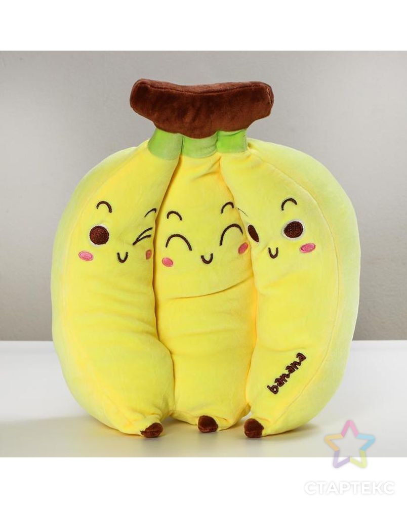Мягкая игрушка «Бананы», 35 см арт. СМЛ-130392-1-СМЛ0005799378 1