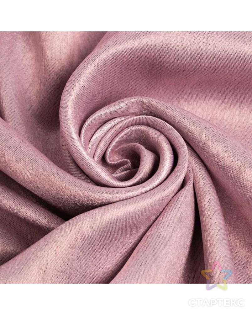 Штора портьерная Этель "Классика"цв.светло-розовый,на шторн.ленте 270*300 см,100% п/э арт. СМЛ-172096-3-СМЛ0005800321 3