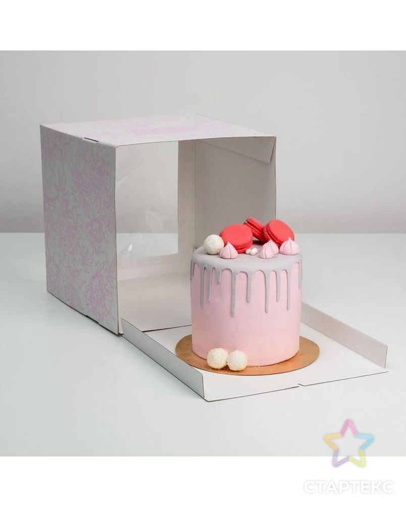 Коробка для торта с окном Special for you 30 х 30 х 30 см арт. СМЛ-145300-1-СМЛ0006030116 4
