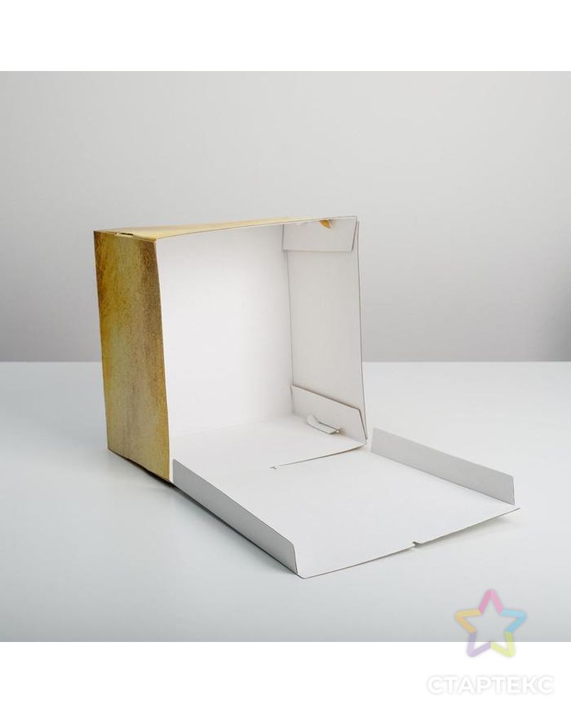 Коробка для торта «Флюид» 30 х 30 х 19 см арт. СМЛ-145741-1-СМЛ0006030123 3