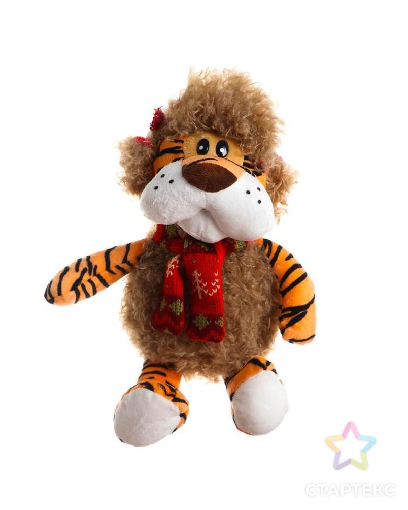 Мягкая игрушка "Тигр" в зимнем, 24 см арт. СМЛ-163640-1-СМЛ0006030885 1