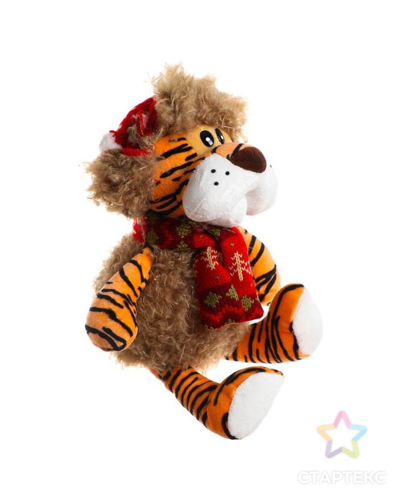 Мягкая игрушка "Тигр" в зимнем, 24 см арт. СМЛ-163640-1-СМЛ0006030885 2