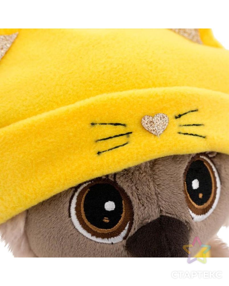Мягкая игрушка "Сова Соня" в шапке котёнка 20 см OS002-88/20 арт. СМЛ-132366-1-СМЛ0006031221 7