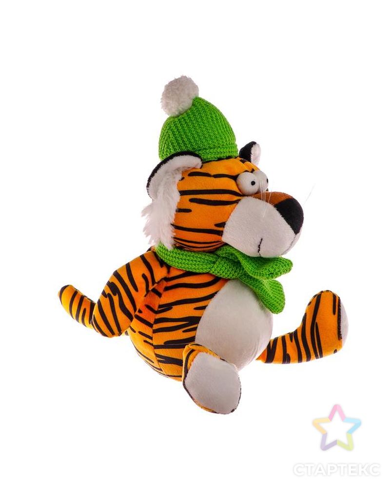 Мягкая игрушка "Тигр" в шапочке арт. СМЛ-167602-1-СМЛ0006073359 2