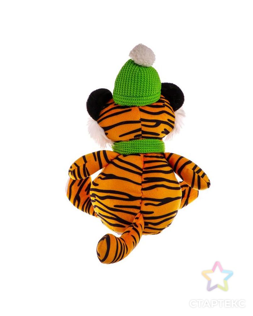 Мягкая игрушка "Тигр" в шапочке арт. СМЛ-167602-1-СМЛ0006073359 3