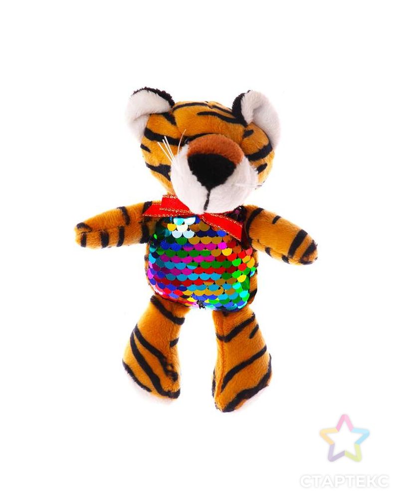 Мягкая игрушка-магнит "Тигр"с пайетками арт. СМЛ-167832-1-СМЛ0006073389 1