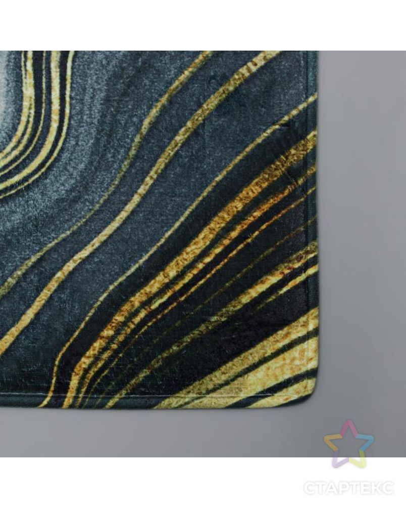 Коврик Доляна «Камень», 40×60 см, цвет малахитовый арт. СМЛ-155370-2-СМЛ0006073546 3