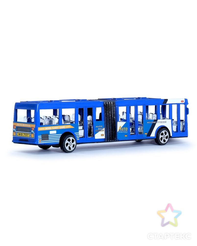 Автобус инерционный «Городской», цвета МИКС арт. СМЛ-88981-1-СМЛ0000621069 3
