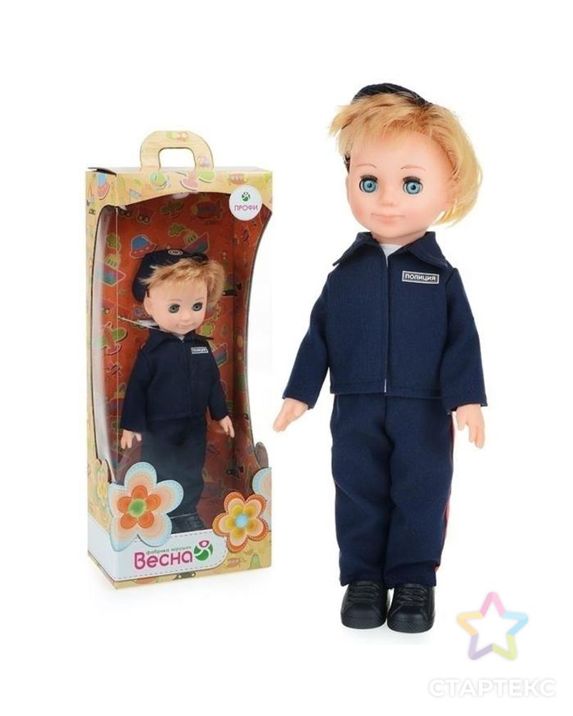 Кукла "Полицейский" 30 см В3877 арт. СМЛ-132282-1-СМЛ0006243819 1