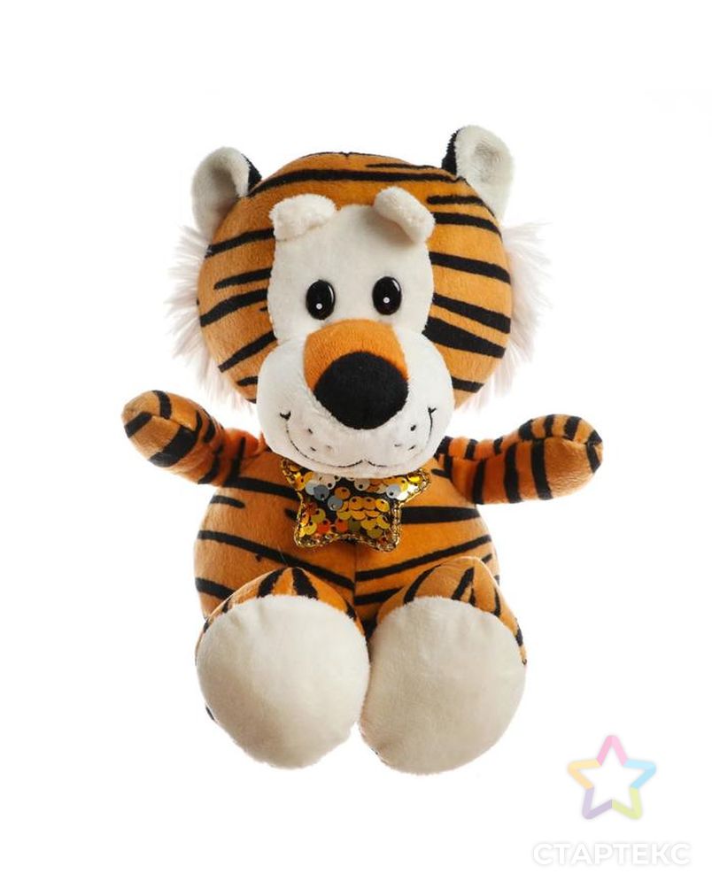 Мягкая игрушка "Тигр со звездой" арт. СМЛ-163733-1-СМЛ0006243871