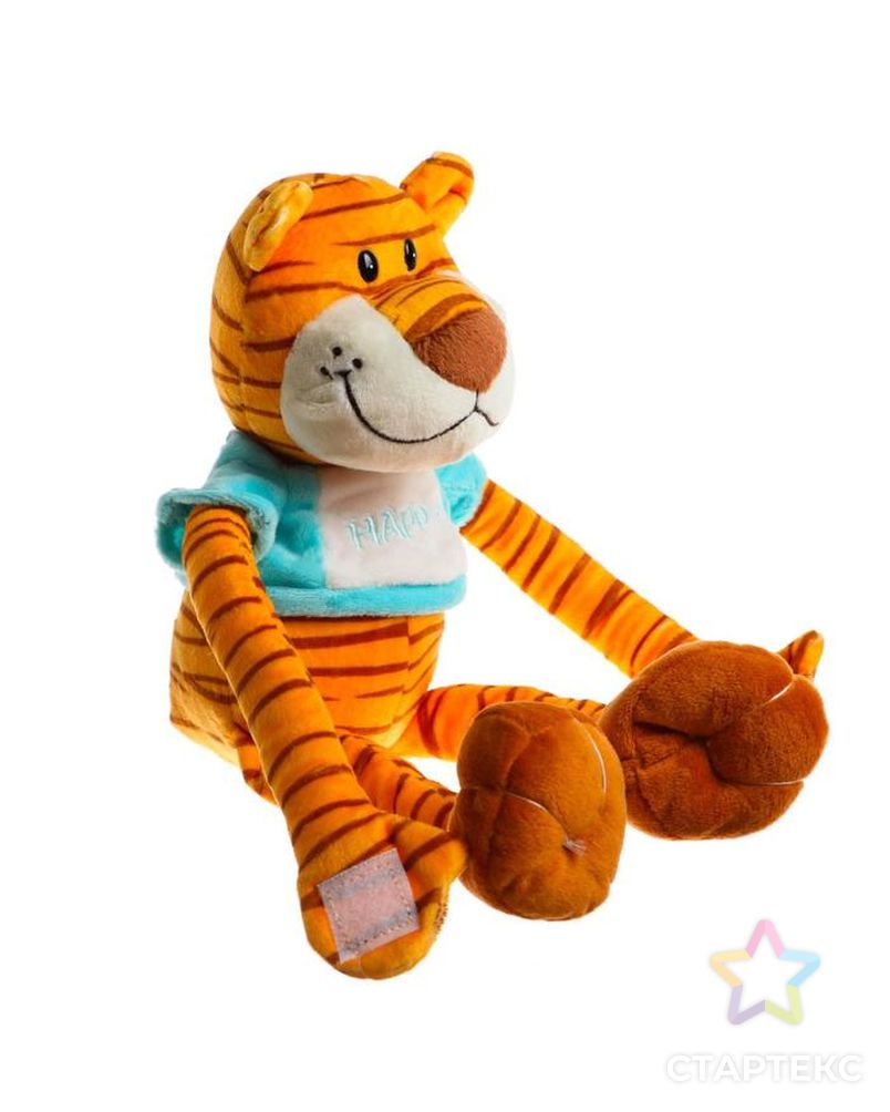 Мягкая игрушка "Тигр в футболке" на липучке арт. СМЛ-163649-1-СМЛ0006243875 2