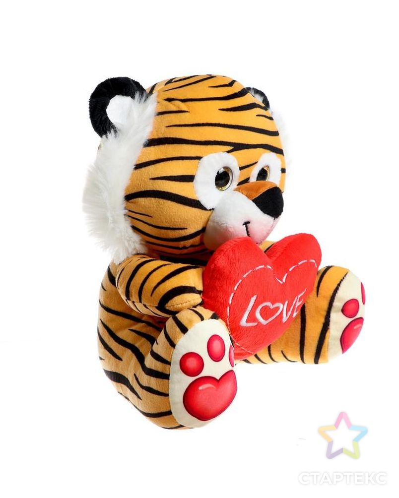 Мягкая игрушка «Тигруля», с сердцем, 25 см арт. СМЛ-163292-1-СМЛ0006243883 2