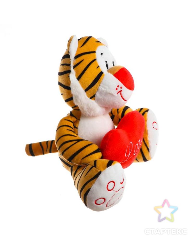 Мягкая игрушка "Тигр с сердцем" 22 см арт. СМЛ-163657-1-СМЛ0006243894 2