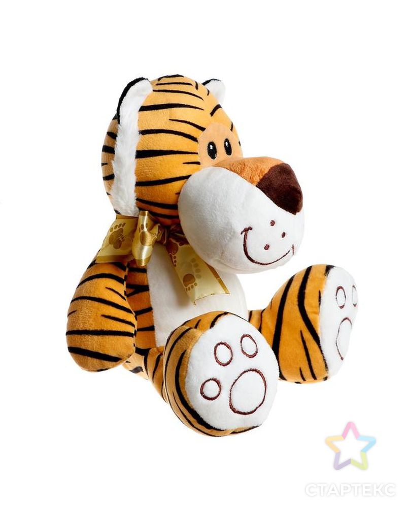 Мягкая игрушка «Тигр с бантиком», 23 см арт. СМЛ-163295-1-СМЛ0006243895