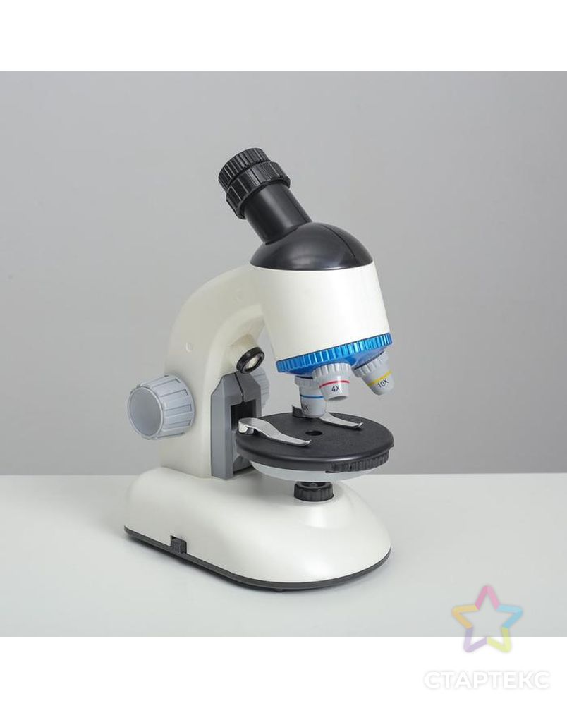 Микроскоп "Юный ученый" кратность до х1200, белый, подсветка арт. СМЛ-146976-1-СМЛ0006247992 3