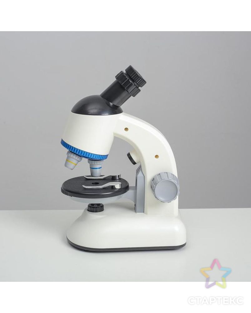 Микроскоп "Юный ученый" кратность до х1200, белый, подсветка арт. СМЛ-146976-1-СМЛ0006247992 4