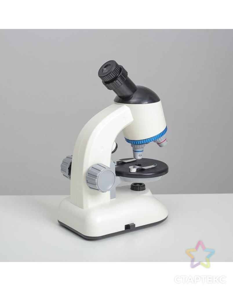 Микроскоп "Юный ученый" кратность до х1200, белый, подсветка арт. СМЛ-146976-1-СМЛ0006247992 5