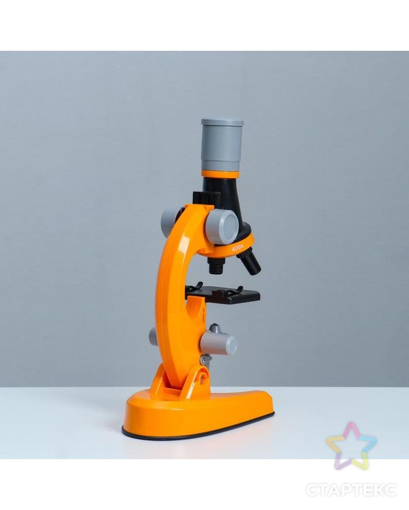 Микроскоп "Юный ботаник" кратность до х1200, оранжевый, подсветка арт. СМЛ-146979-1-СМЛ0006247999 5