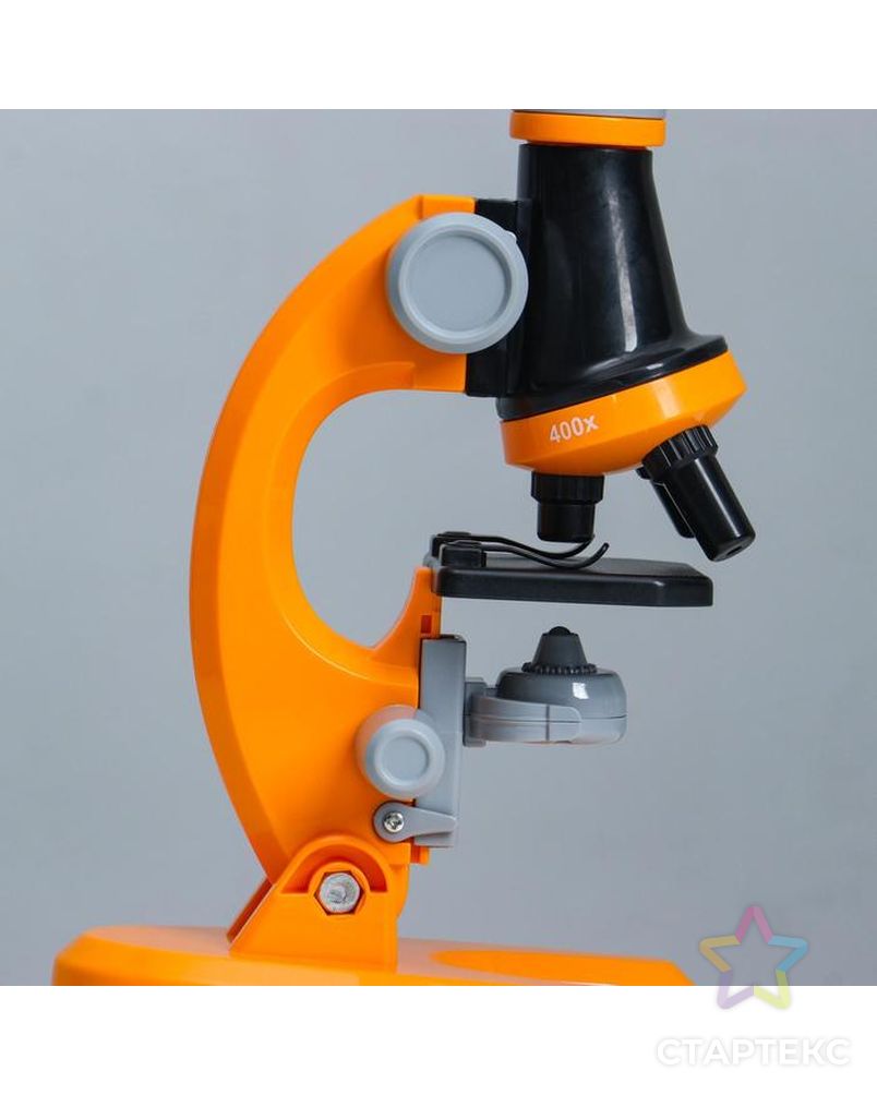 Микроскоп "Юный ботаник" кратность до х1200, оранжевый, подсветка арт. СМЛ-146979-1-СМЛ0006247999 7