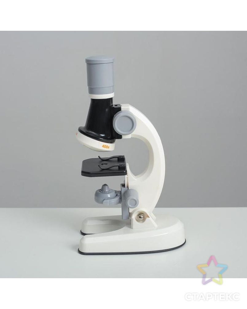 Микроскоп "Юный ботаник" кратность до х1200, белый, подсветка арт. СМЛ-146982-1-СМЛ0006248002 4