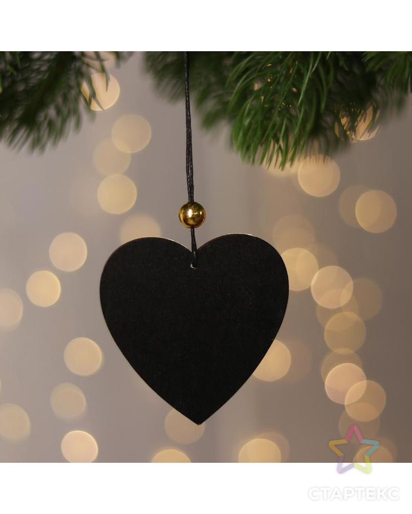Новогодняя подвеска с подсветкой «Сердце» 8×8 см арт. СМЛ-210069-1-СМЛ0006249782 2