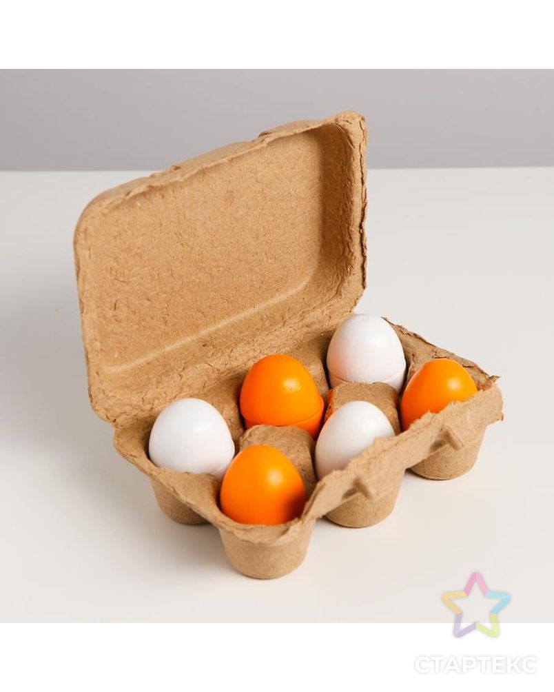 Детский игровой набор "Яйца" 16,2х11х5 см арт. СМЛ-146093-1-СМЛ0006250626 1