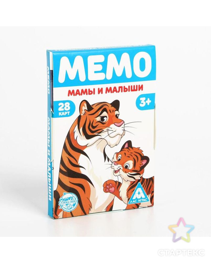 Развивающая игра «Мемо. Мамы и малыши», 3+ арт. СМЛ-229323-1-СМЛ0006254615 6