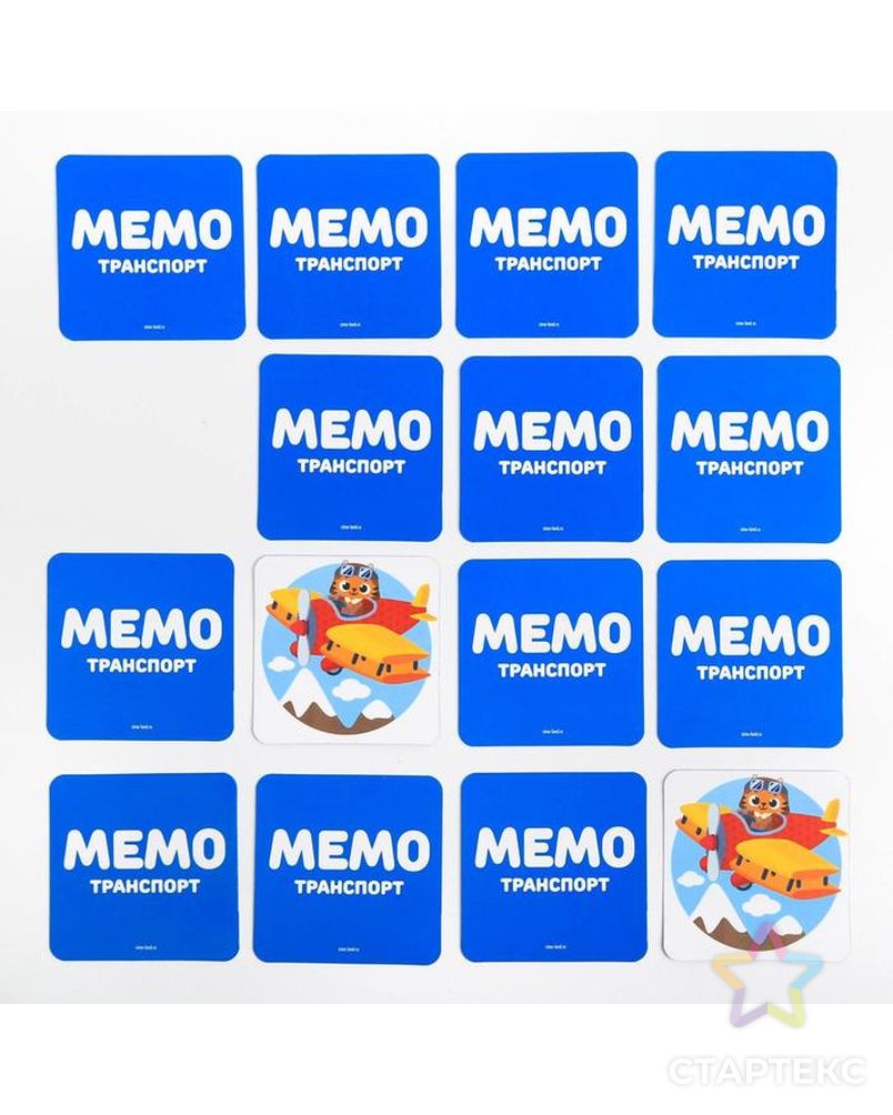 Развивающая игра «Мемо. Транспорт», 3+ арт. СМЛ-229318-1-СМЛ0006254618 5