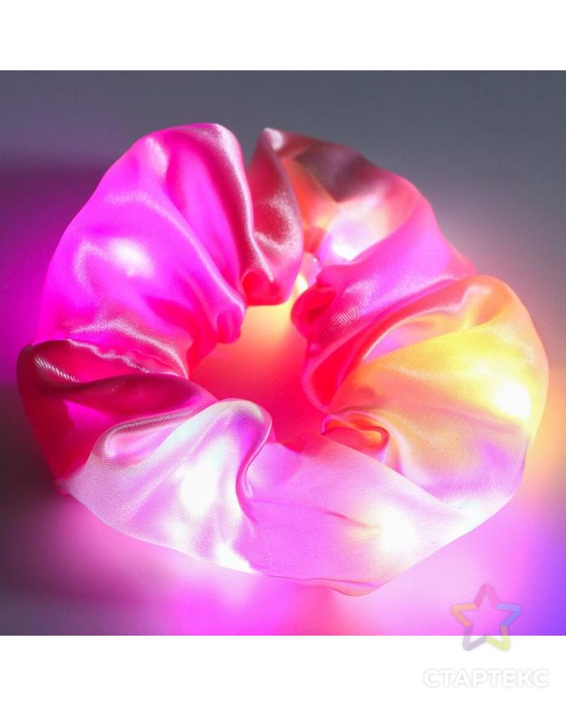 Светящаяся резинка для волос, розовая WINX арт. СМЛ-198654-1-СМЛ0006259405