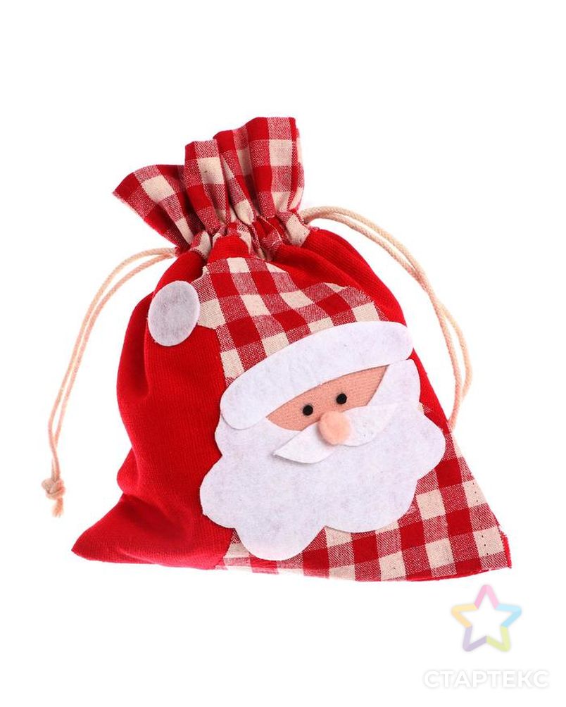 Мешок для подарков "Дед Мороз" арт. СМЛ-167868-1-СМЛ0006260818 1