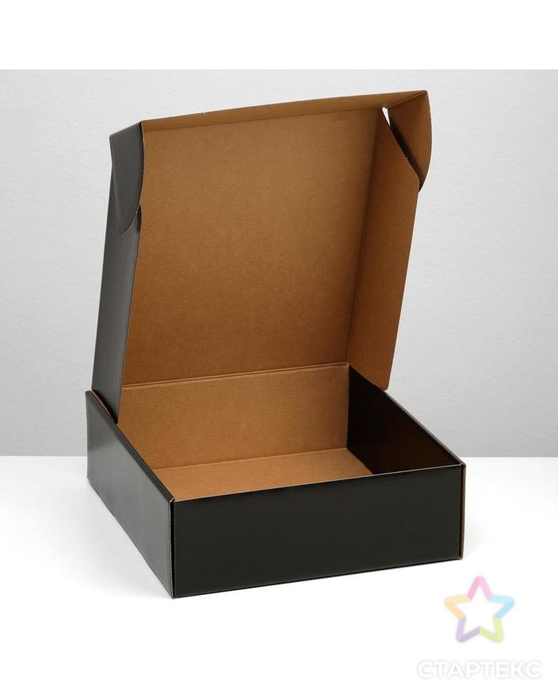 Подарочная коробка "Настоящему джентельмену", чёрный, 28,5 х 9,5 х 29,5 см арт. СМЛ-144529-1-СМЛ0006383919 3