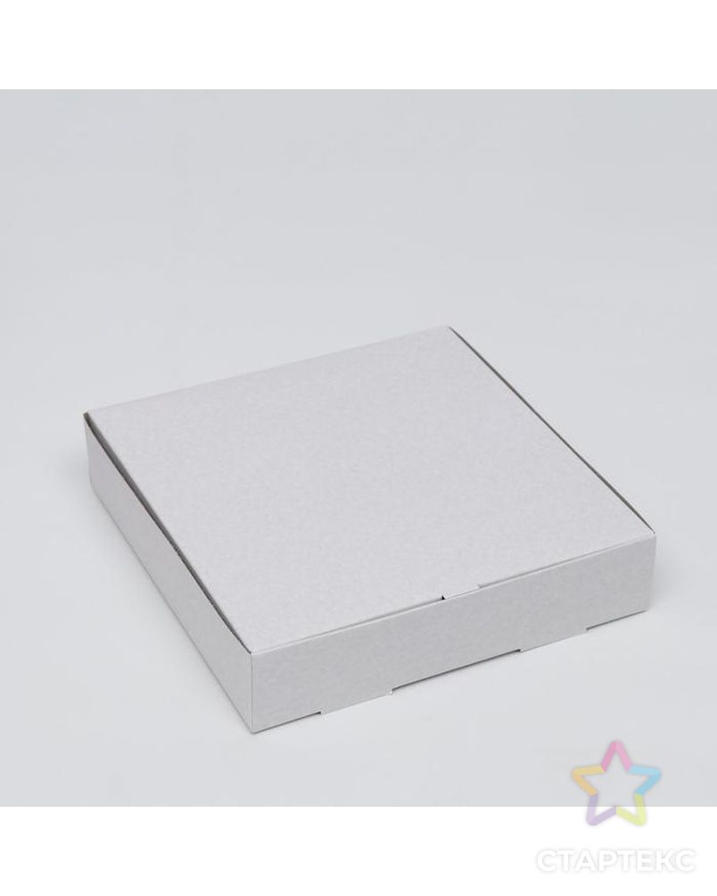 Упаковка для пирога, белая, 23 х 23 х 5 см арт. СМЛ-137254-1-СМЛ0006533804 2