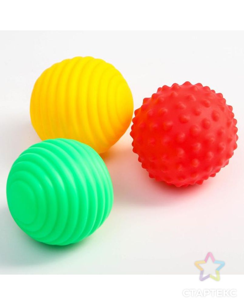 Подарочный набор развивающих мячиков "Лисенок Лёлик" 3 шт. арт. СМЛ-161020-1-СМЛ0006579818 2