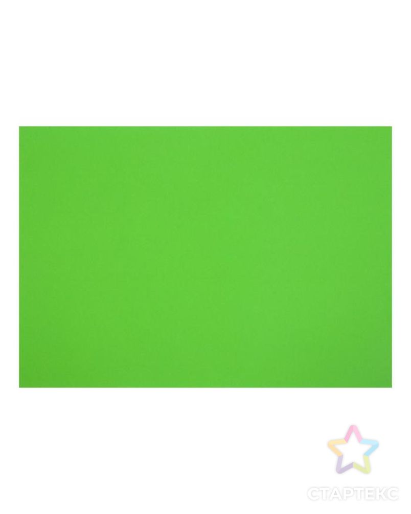 Картон цветной тонированный А2, 200 г/м2, зелёный арт. СМЛ-179373-1-СМЛ0006580648 1