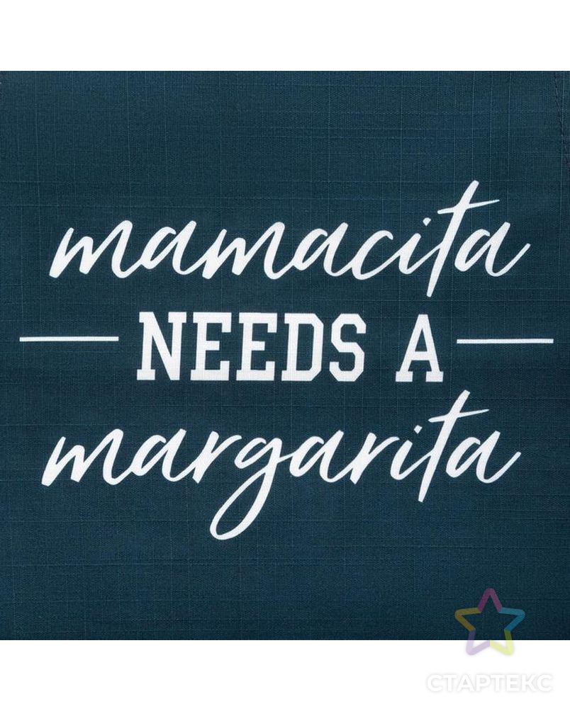 Фартук Этель Mamacita needs a margarita 60х70 см, 100% хлопок, репс 210 г/м2 арт. СМЛ-156872-1-СМЛ0006581931