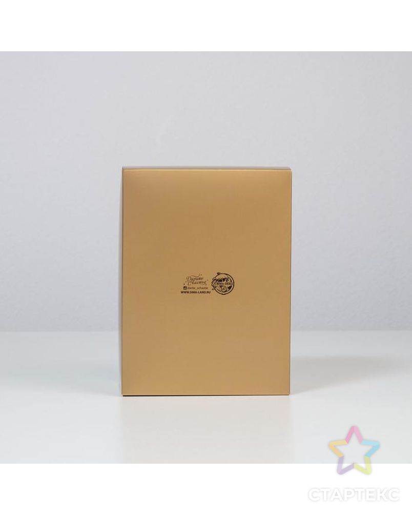 Коробка складная «Джентельмен»,  20 × 15 × 10 см арт. СМЛ-148598-1-СМЛ0006582037 2
