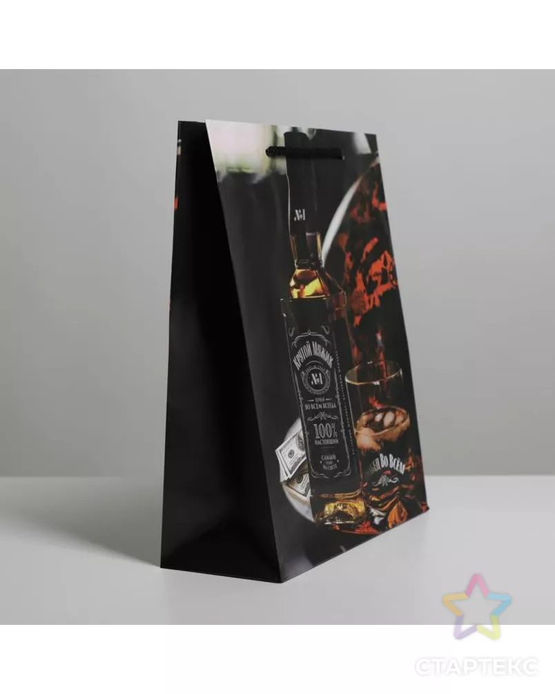 Пакет ламинированный «Крутой мужик», ML 23 х 27 х 8 см арт. СМЛ-165723-1-СМЛ0006582743 - рис. 2