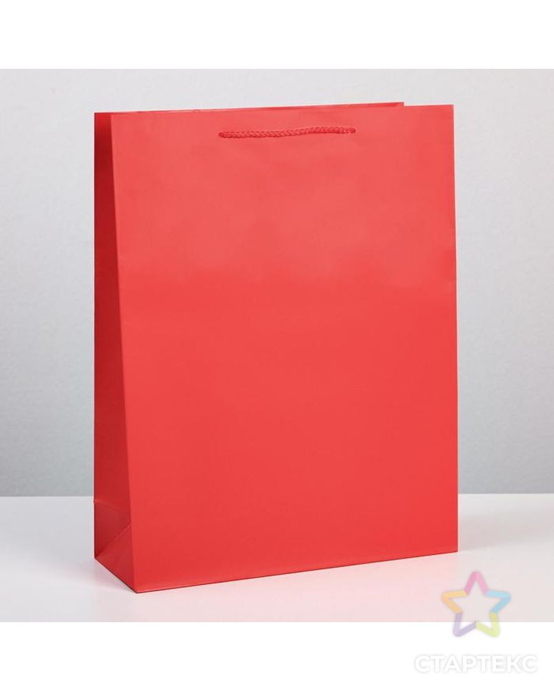 Пакет ламинированный «Красный», L 31 х 40 х 11,5 см арт. СМЛ-159823-1-СМЛ0006582787 1