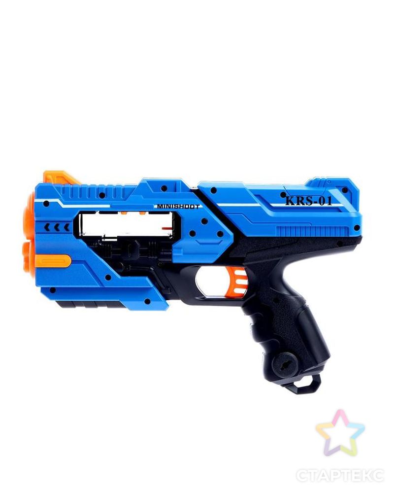 Бластер Rapid, стреляет мягкими пулями, в комплекте с мишенями, цвет синий арт. СМЛ-166536-1-СМЛ0006623293 2