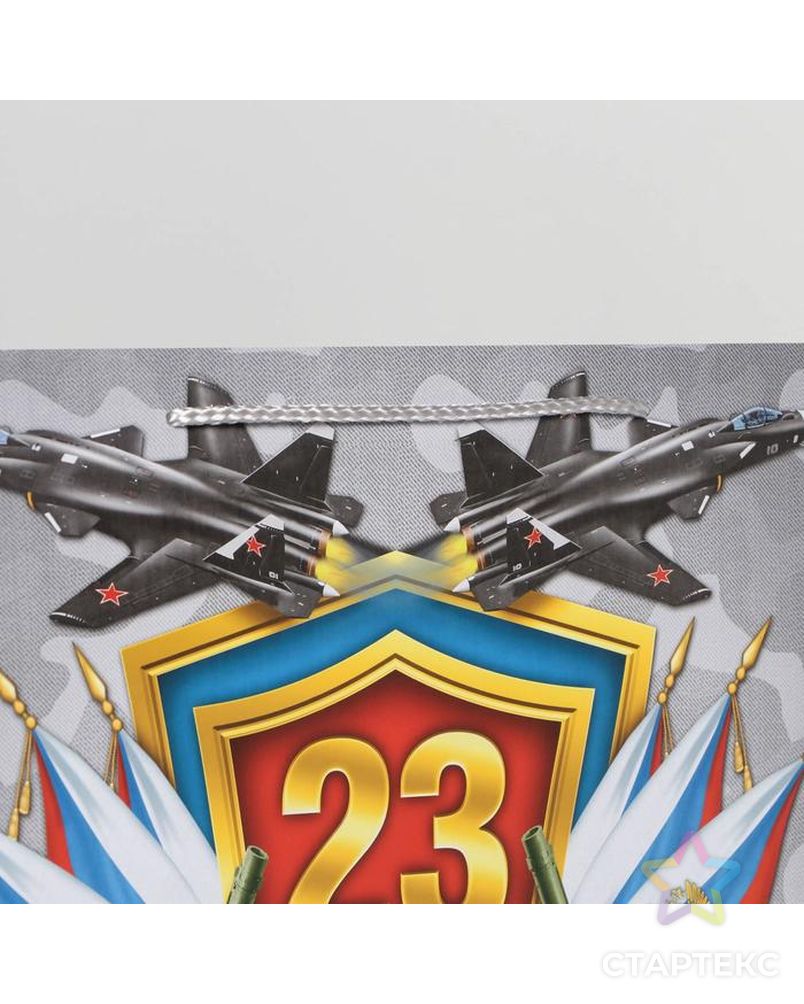 Пакет ламинированный горизонтальный «Танки и самолёты», L 40 × 31 × 11.5 см арт. СМЛ-169170-1-СМЛ0006631920 3