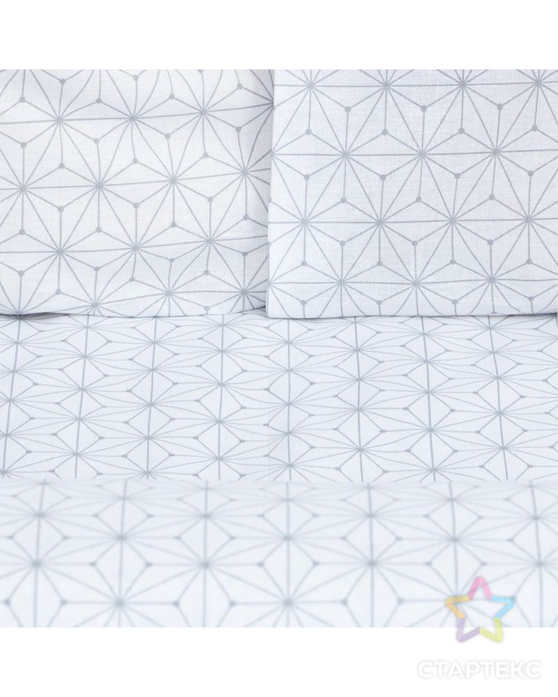Постельное бельё Этель 1.5сп "Оригами"(вид2) 143*215см,150*214см,70*70см-2 шт, 100% хлопок,бязь,125 г/м2 арт. СМЛ-217767-2-СМЛ0006632136 2