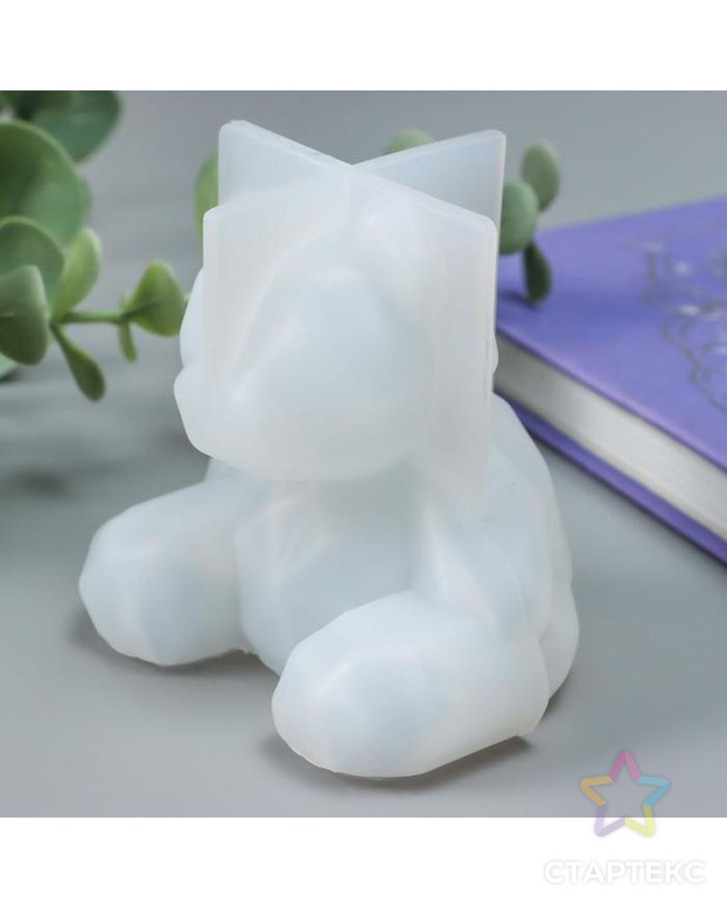 Молд силикон 3D "Медведь-кристалл" 6,3х6х5,6 см арт. СМЛ-159954-1-СМЛ0006707424 2