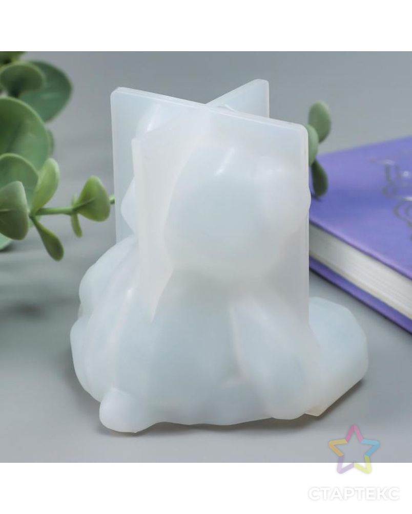 Молд силикон 3D "Медведь-кристалл" 6,3х6х5,6 см арт. СМЛ-159954-1-СМЛ0006707424 3