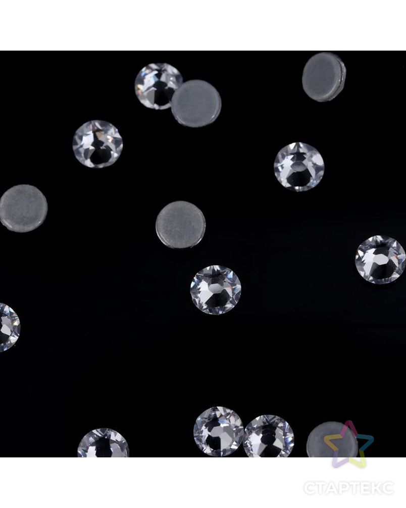 Стразы термоклеевые Xirius, 8+8 граней, d = 3,8-4 мм, 100 шт, цвет Crystal, HF16-01.100 арт. СМЛ-217764-1-СМЛ0006709854 1