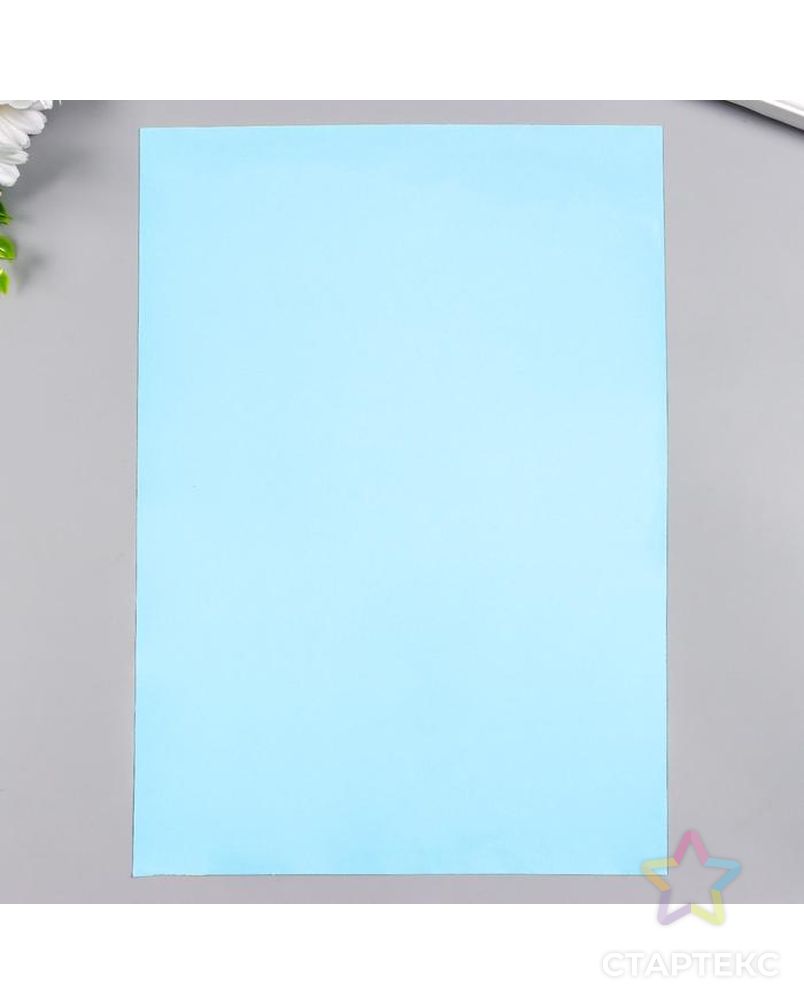 Наклейка флуоресцентная светящаяся формат "Синий" формат А4 арт. СМЛ-185747-1-СМЛ0006757355 1